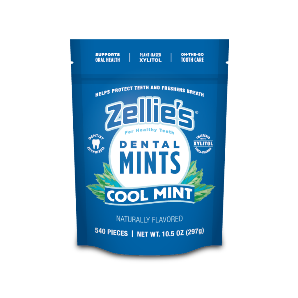 Zellie's Xylitol Dental Mints - Cool Mint 540ct Pouch